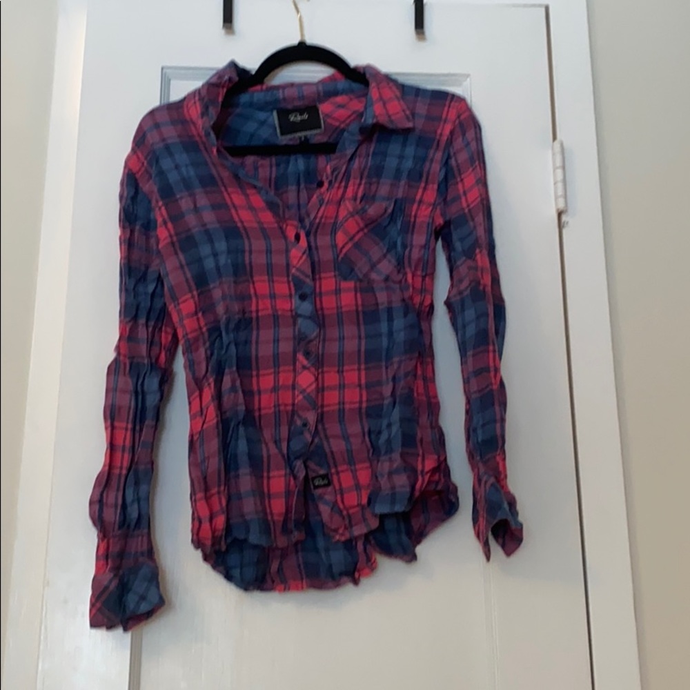 Rails plaid top